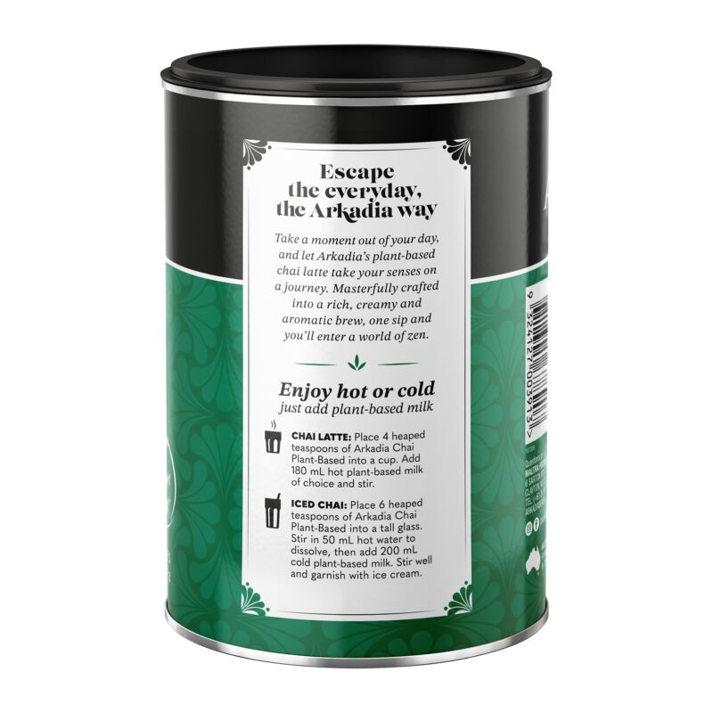 Chai Tea Vegan Arkadia Beverages